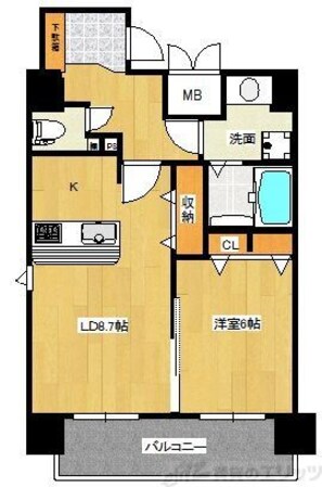 SWISS梅田東の物件間取画像